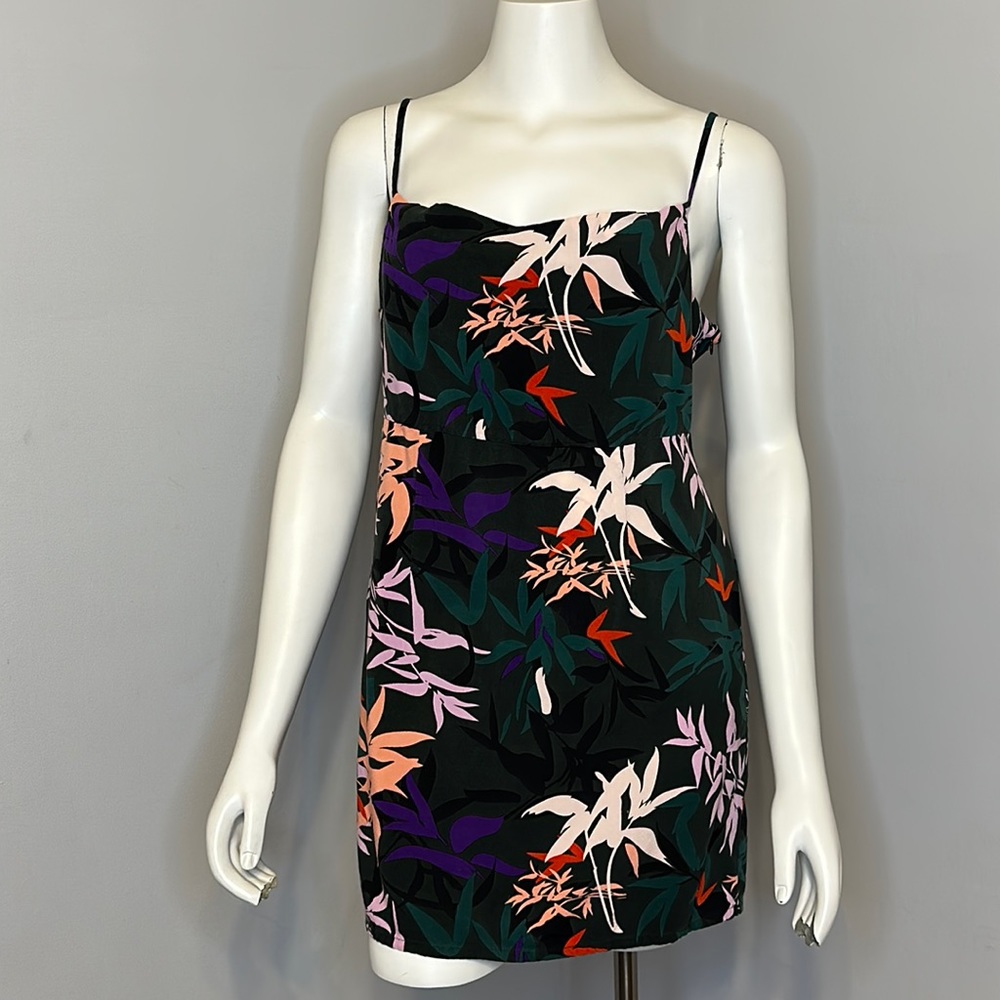 Obey Leaf Print Dress
